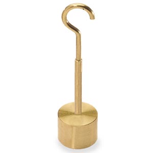 KERN M1 Messing/RVS Draaghaak + Schuifgewichten